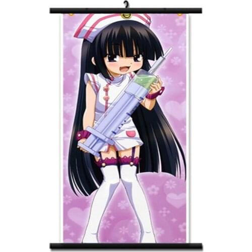 Coscase Anime Kodomo no Jikan Rin Kokonoe & Kuro Kagami & Mimi Usa Home Decor Wall Scroll Poster Decorative Pictures