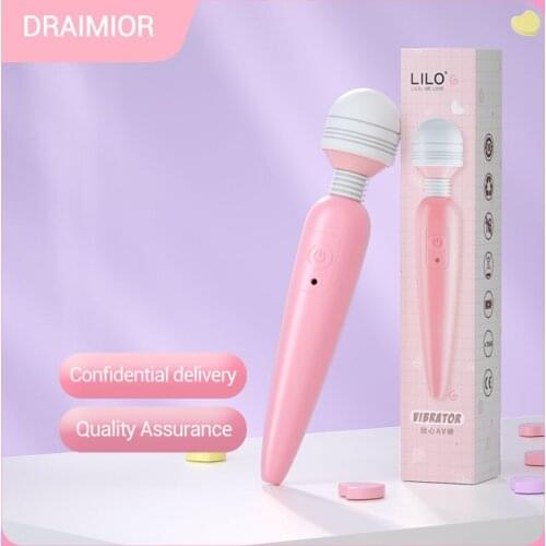 DRAIMIOR New Mini AV Massager Head Body Massager AV Wand G-Spot Stimulating AV Vibrator Sex Toys For Women Adult Toys