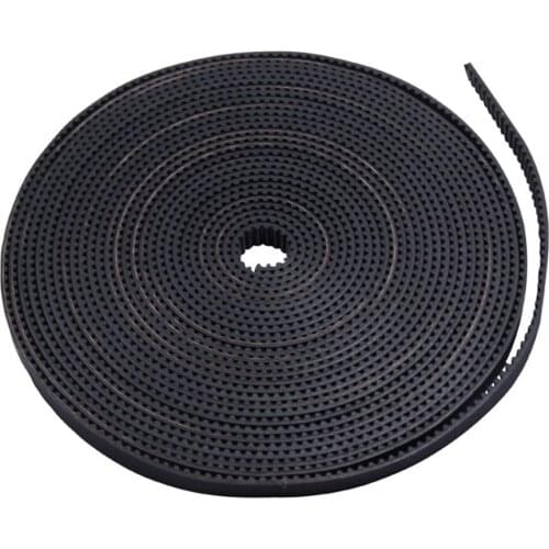 GT2 Belt, Width 6mm 10mm, Open Timing Belt, Length 2M 5M 10M 50M For 3D Printer Pulley Synchronous 2GT Belt, 3D Print Part Black