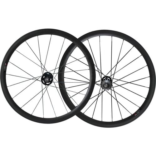 Track Bike Carbon Wheels LOLTRA 700C 38mm Depth fixed gear wheel set with Novatec A165SB A166SB Single Speed flip flop hub