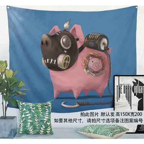 Classic Movie\Rock Band\Creative Pattern Flag Banner Cloth Art Retro Poster Tapestry Wall Sticker Hanging Painting Indoor Decor