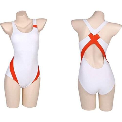 DARLING in the FRANXX Zero Two Cosplay Costume School Girls Swimsuit 02 ICHIGO Sukumizu One Piece Backless Bodysuit Swimwear