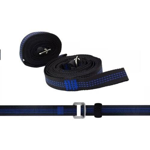 Custom No-stretch polyester adjustable Heavy Duty 850lbs Straps Hammock Straps with adjustable Cinch Buckles