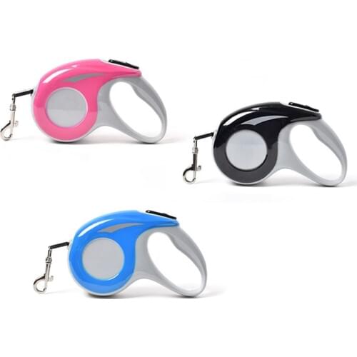 3M/5M Retractable Dog Leash pet leashes No Tangle Reflective Nylon Automatic Flexible Small And Big Sized Pet Supplies