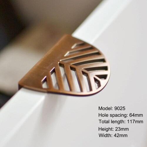 2021 New Style Leaf-Shaped Zinc Alloy Stylish Cabinet Drawer Furniture Pull Knob Door Handle Home Improvement
