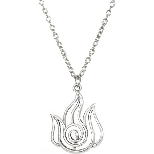 Cool Flame Fire Necklace Accessories For Women Mens Chain Stainless Steel Jewelry Vintage Aesthetic Punk Gothic Neck Pendants