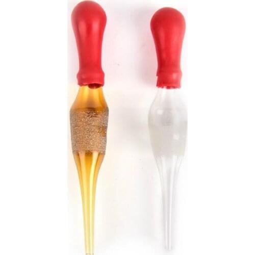 1Pcs Red 30ml Glass Dropper White Brown Scale Glass Pipettes Glassware Laboratory Rubber Head Transfer Dropper
