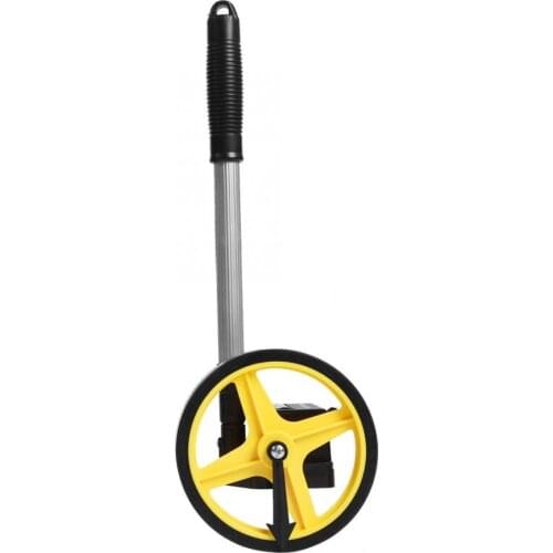 Portable 0~9999.9m Distance Measuring Roller Wheel Multiple Purpose Mechanical Measuring Extensible Wheel With Telescopic Handle