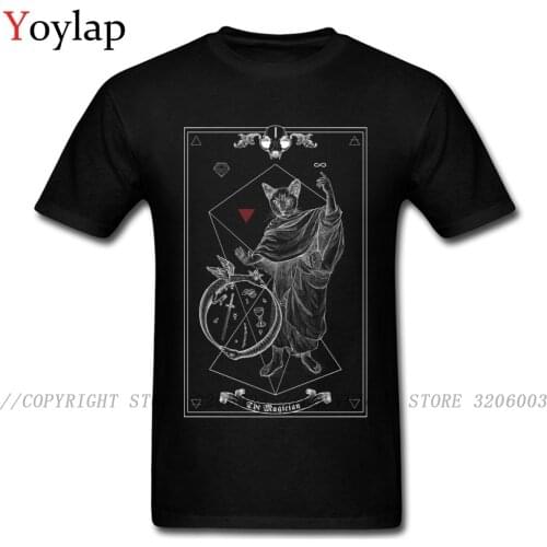 Tarot The Magician I inverted Casual Tops T Shirt for Boys Cotton Fabric Summer O-Neck T Shirt Group Clothing Shirt Classic