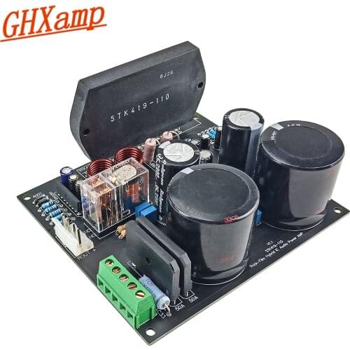 Ghxamp Audio Amplifier STK419-110 50W*2 Steore Power Amplifier Board 6Ohm Sanyo Thick Film Class H For HiFi Home Audio Diy