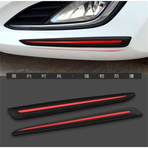 2 PCS Car Sticker Bumper Scratch Protection Car Front/Rear Edge Corner Guard Scratch Protection car Decoration Strip
