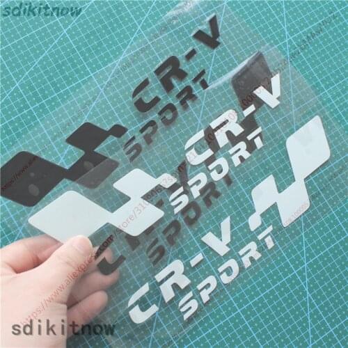 22x6cm 2pcs Car Body Windows Sports Racing Sticker Decal Styling For honda crv 2007 2008 2014 2018 2013 2015 2017 accessories