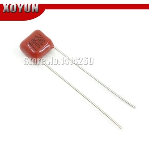 20PCS 100V683J 68NF 0.068UF Pitch 5MM 100V 683 CBB Polypropylene film capacitor