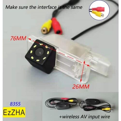 4LED light Dynamic Trajectory Tracks HD Car Rear View Camera For Peugeot 1007 2008 208 301 307 308 406 407 408 508 607 806 807