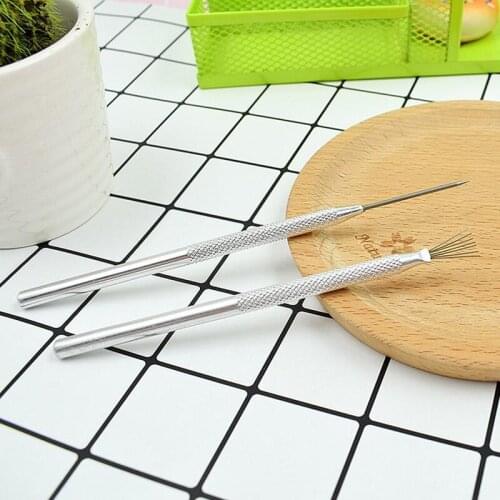 7 Pin Feather Wire Texture Ceramics Tools Polymer Clay Sculpting Modeling Tool Pottery Texture Brush Tools Strong Wire