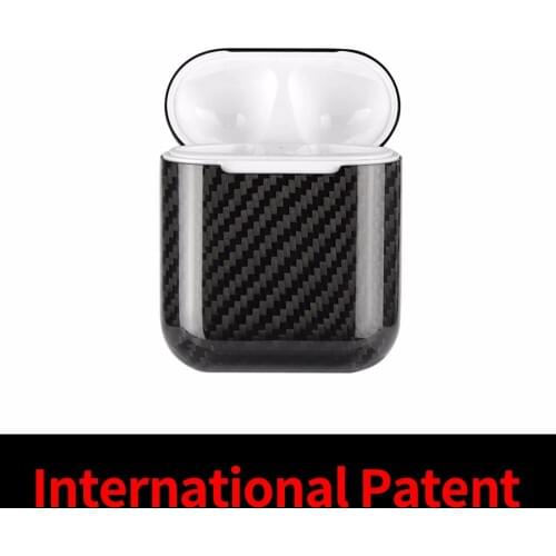 Mcase for Apple AirPods in Earphones & Headphones Case Cover Bluetooth Wireless Earphone Real Carbon Fiber Case for AirPods
