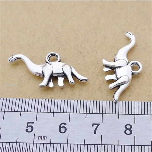 Dinosaur Charm Pendants Jewelry Making Finding DIY Bracelet Necklace Earring Accessories Handmade 5pcs