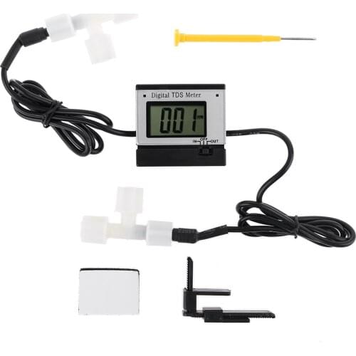 Dual Way High Level TDS Meter 0-1999PPM Digital Water Quality Monitor Tester Probe 1mg/L PPM Accuracy +/-2
