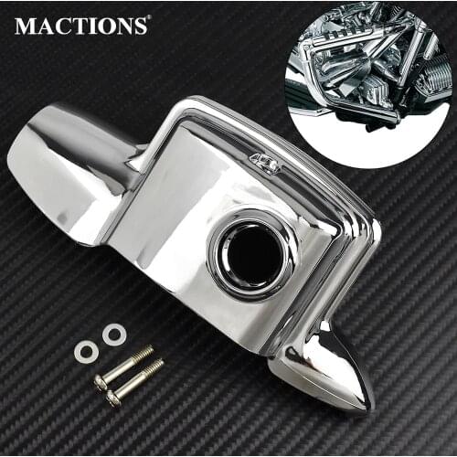 Chrome Rear Motorcycle Brake Master Cylinder Cover For Harley Touring 2008-2019 Electra Glide Road Street Glide Road King FLHR