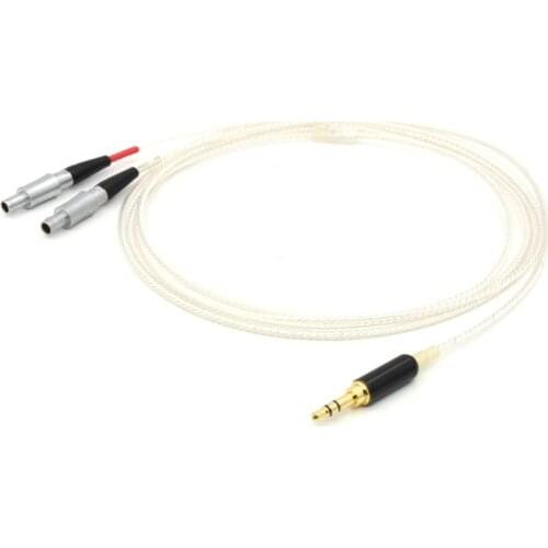 3.5mm Silver plated 99.988% 5N OFC Cable,wire for HD800 Headphone Earphone cable