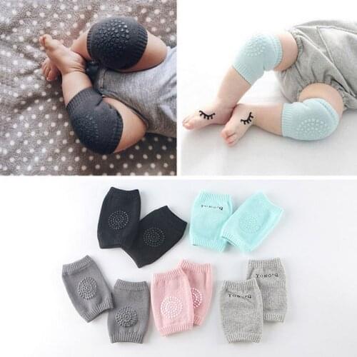 2Pcs Sports Baby Crawling Leg Pad Anti-Slip Knee Pads Kneecap Breathable Knees Protector Kids Brace Support Protect