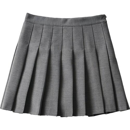Cute Solid Mini Pleated Skirts DLBSQ065