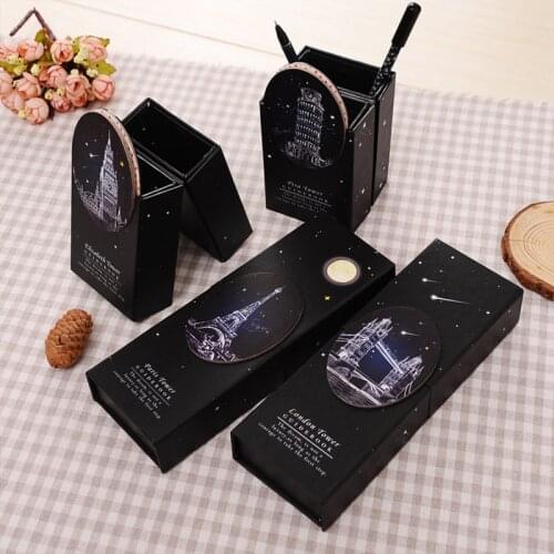 Multi-function Folding Pen Holder Creative Deformation Pen Box Cute Stand Pencil Case School Student Stationery Office Supplies