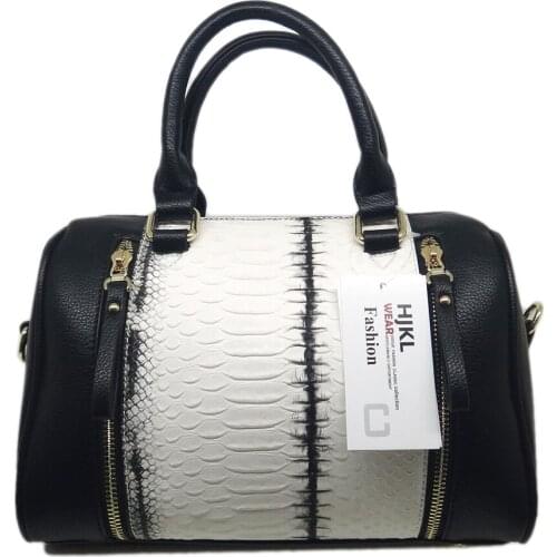 Animals Pattern Striped Designer Luxury Women Bags Genuine Leather Totes Real Leather Ladies Handbags Messenger Bag Shoulder