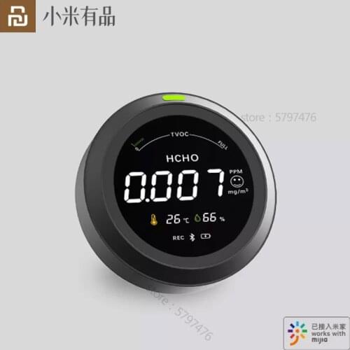 2020 Youpin Bluetooth Smart Formaldehyde Monitor 4 in 1 for VOC Temperature Humidity Measurement Link Mijia APP for Smart Home
