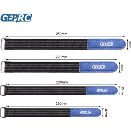GEPRC Super Magic Tape Tie Battery Strap Ribbon Belt Wear-resistant 20*220mm Cable Holder for DIY RC Drone FPV Quadcopter Parts