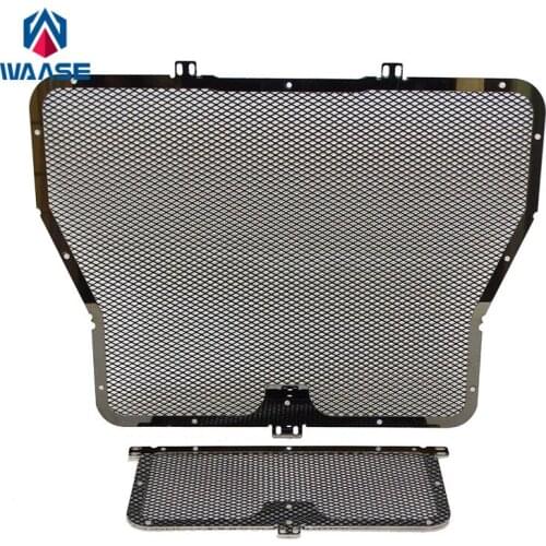 Waase Black Radiator Grille + Oil Cooler Guard Cover Protection For BMW S1000R S1000RR S1000XR S 1000R RR XR