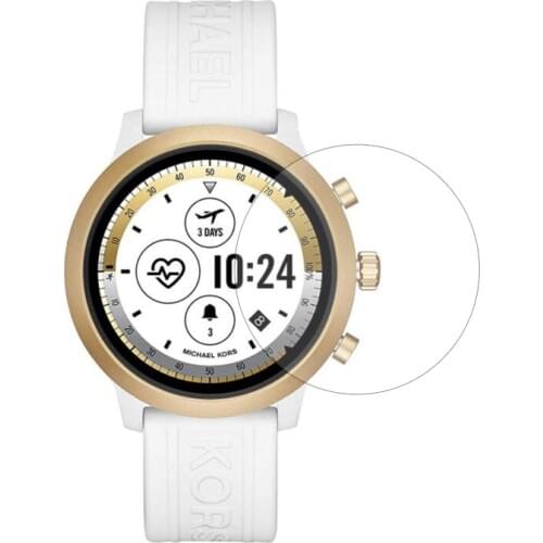 Tempered Glass Protective Film Guard For Michael Kors Access MKGO Smartwatch Screen Protector Cover Watch Protection