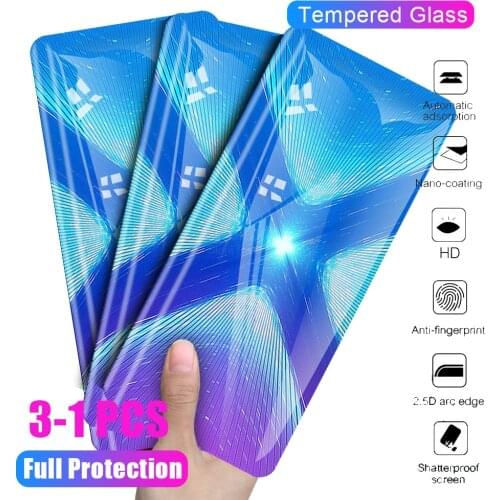 3pcs Protective glass for Huawei Honor 8x 8c 8s 8a pro 8lite tempered glass honor 8 x 8a 8 lite 8 s honer 8x safty armor glas