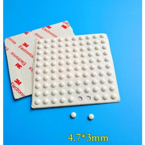 100PCS 4.7MM*3MM CABINET BUMPERS, DRAWER PADS，SELF-ADHESIVE CLEAR RUBBER FEET TINY BUMPONS FOR FURNITURE TABLE LAPTOP