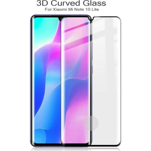 3D curved edge glue full coverage screen tempered glass film protector for XiaoMi Note10 Note 10 Pro Lite Ultra CC9 Pro 100pcs