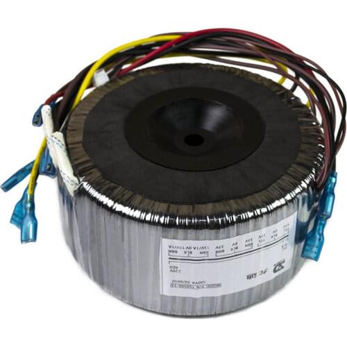 500W 220v to double 33v two sets of double 15v single 12v pure copper wire fever advanced toroidal transformer,size 137 * 70mm
