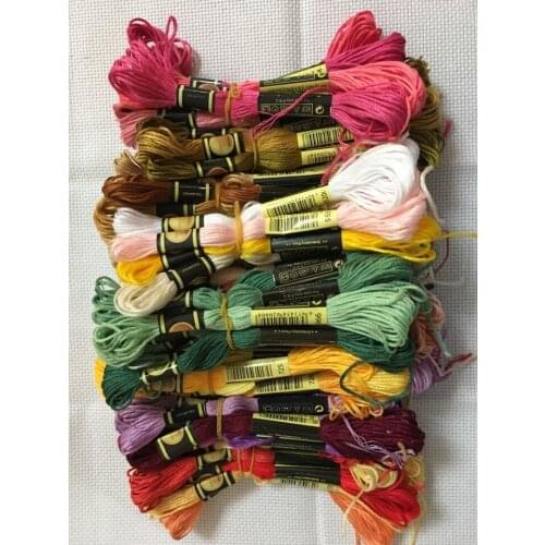 5LOL 1 TO 35 COLORS 42 THREADS 25usd