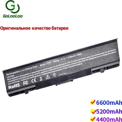 Golooloo 6 cell latop battery for Dell Studio 1735 Studio 1737 312-0711 312-0712 KM973 MT342 PW853 RM791