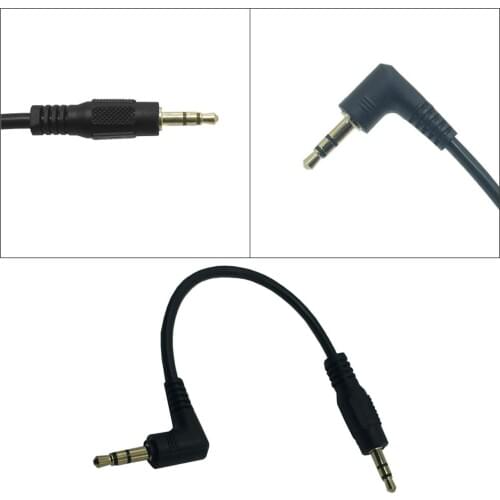 Audio Cable 3.5mm Aux Cables Gold Plated 3.5mm jack audio cable for Car Headphone MP3/4 Phone Speaker Auxiliary Cable 0.1m
