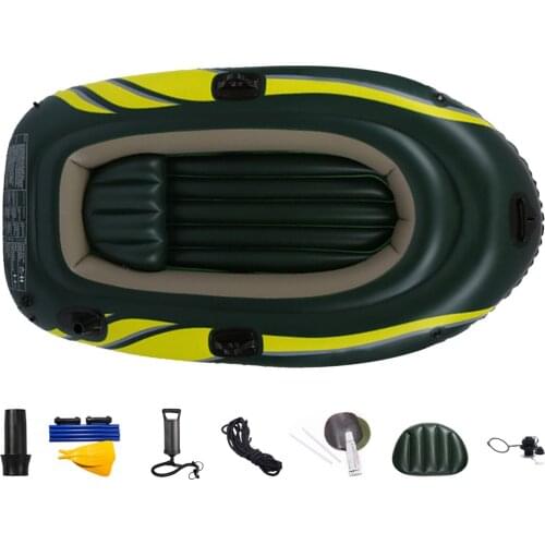 Double Inflatable Kayak Anti-wear PVC Thickened Fishing Boat Canoe for 1-2 Person For Adults Fishing Water Accessories