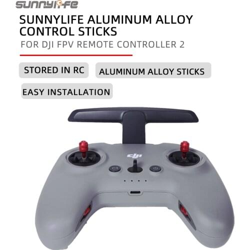 Aluminum Alloy Controller Joysticks for DJI FPV Drone Storable Thumb Rocker Joysticks for DJI FPV Remote Controller Accessories