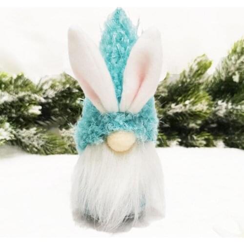 2021 Display Mold Small Decorative Pointed Hat Small Rabbit Ornament for Girl Room Easter Room Decoration Home Decor