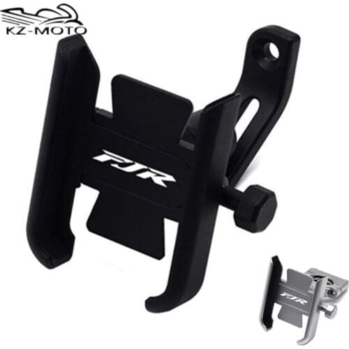 Moto GPS Stand Bracket For YAMAHA FJR1300 fjr1300 With LOGO Motorcycle CNC Aluminum Accessories Handlebar Mobile Phone Holder