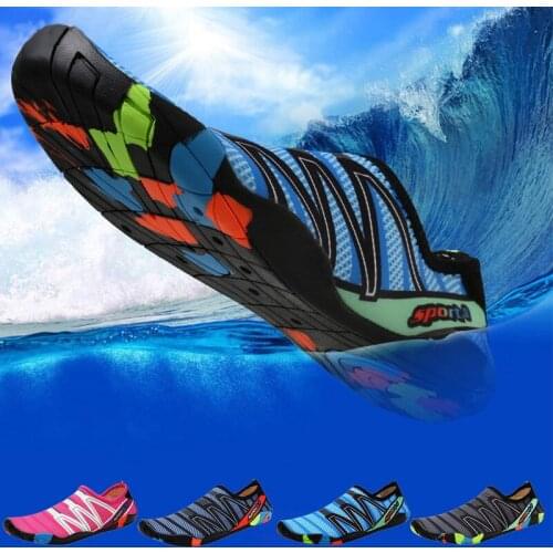 Unisex Sneakers Swimming Shoes Water Sports Seaside Beach Surfing Slippers Upstream Light Athletic Footwear Men Women