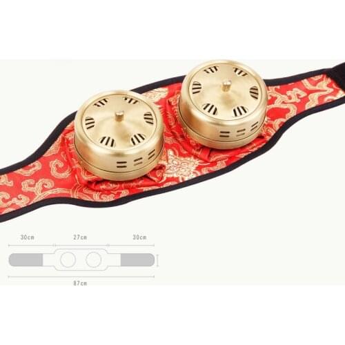 Moxibustion massage Moxibustion Massager Copper Box Warming Smokeless Treatment Therapy For Body Leg Arm Abdomen Neck Massage