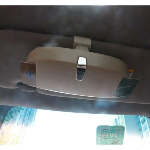 Multifunctional Car Sun Visor Magnetic Sunglasses Clip Box for Opel Astra VAUXHALL MOKKA Zafira Insignia Vectra Antara