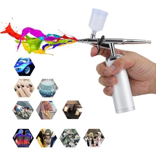 Airbrush Set Facial Makeup Oxygen Kit Rechargeable Spray Pen For Cake Deraction Coloring Model Nail Art Face SPA Tattoo