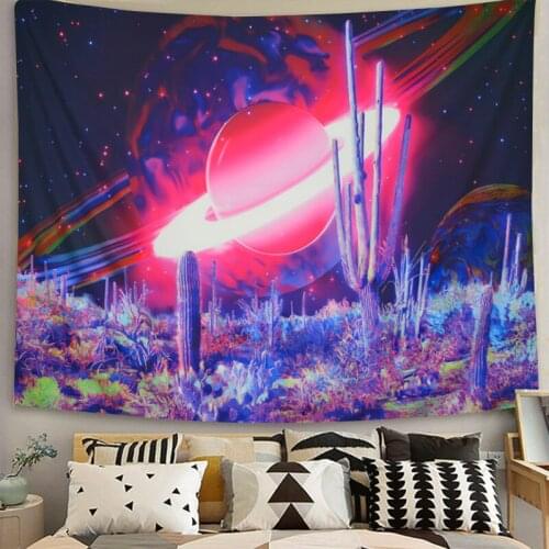 New Galaxy Space tapestry wall hanging Printed Home wall decoration cloth wonderful tapestry aesthetic Background Beach Towel