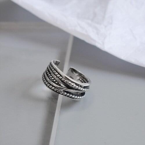 New Arrivals Charming Lines Ring for Women Boho Knuckle Party Rings Gothic Punk Jewelry Gifts for Girls