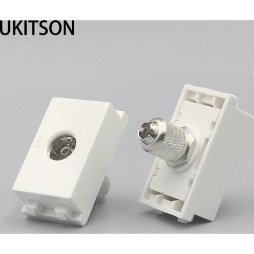 One Unit Antenna TV Module ATV Socket 23x36mm For Television Faceplate